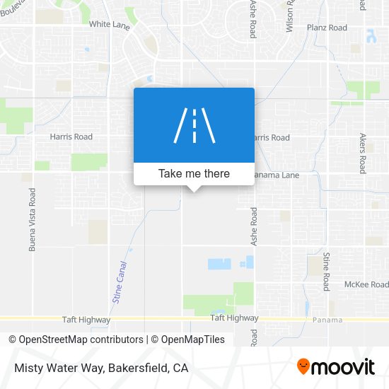 Misty Water Way map