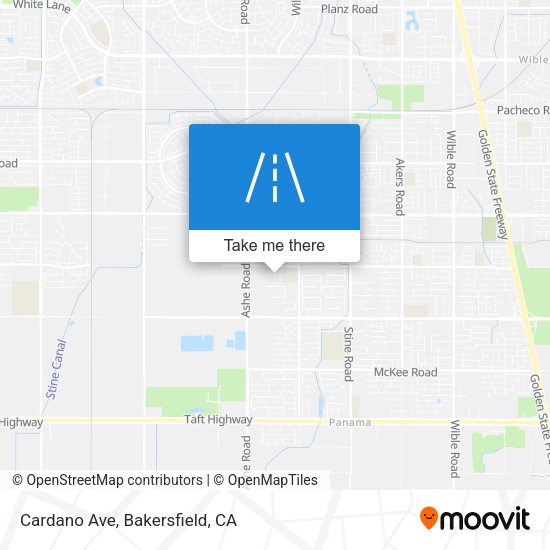 Mapa de Cardano Ave