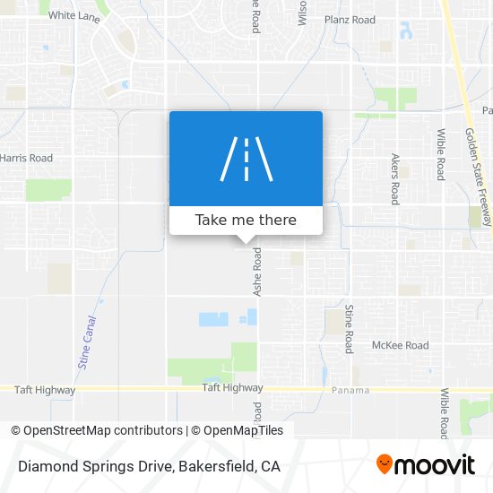 Diamond Springs Drive map