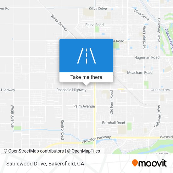 Sablewood Drive map