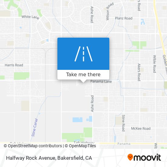 Halfway Rock Avenue map