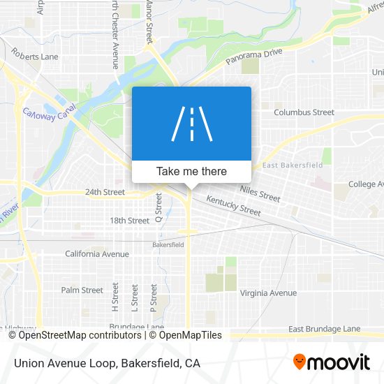 Union Avenue Loop map