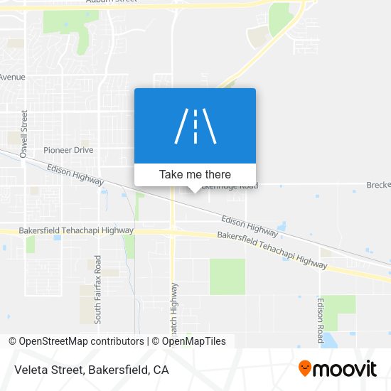 Veleta Street map