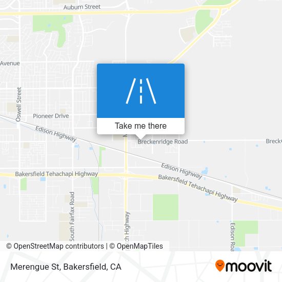 Merengue St map