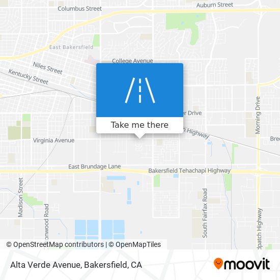 Alta Verde Avenue map