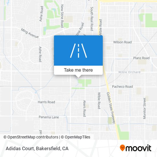 Adidas Court map