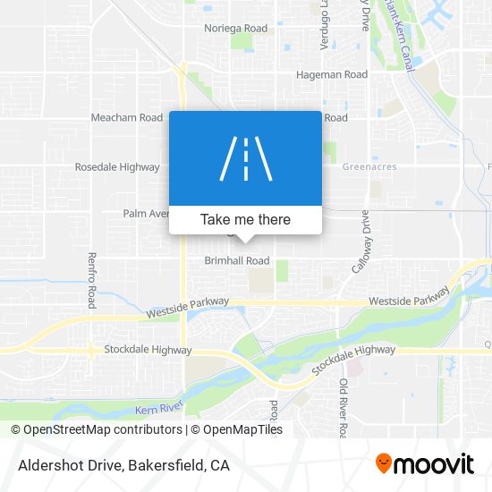 Aldershot Drive map