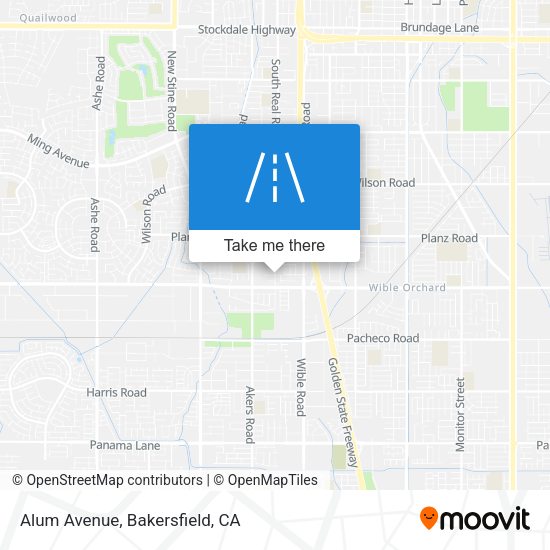 Mapa de Alum Avenue