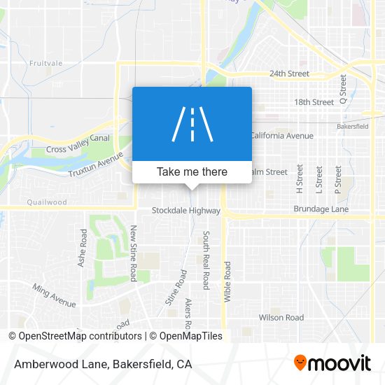 Amberwood Lane map