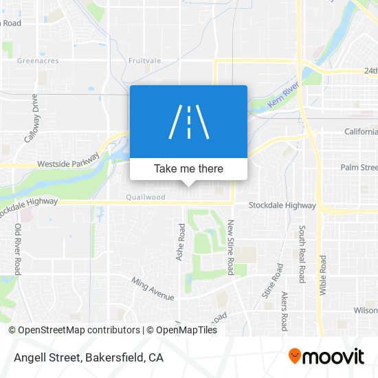 Angell Street map