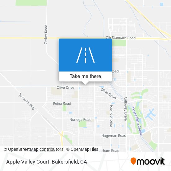 Apple Valley Court map