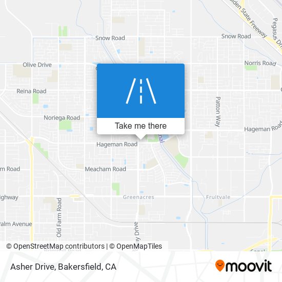 Asher Drive map