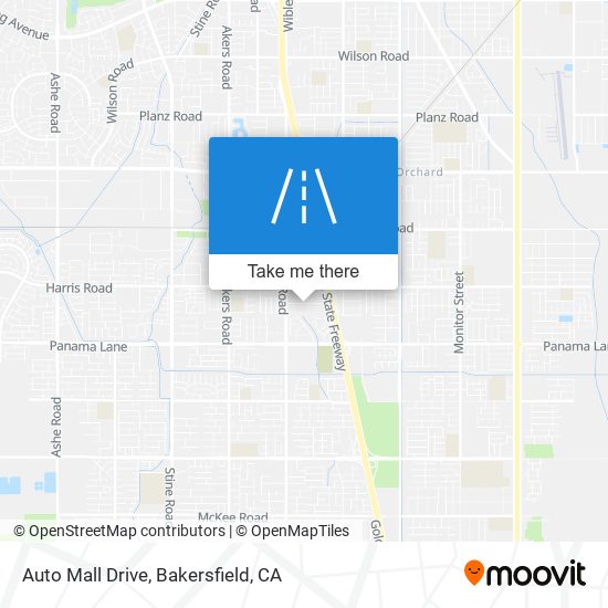 Auto Mall Drive map