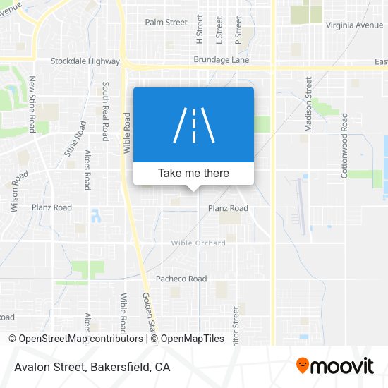 Mapa de Avalon Street