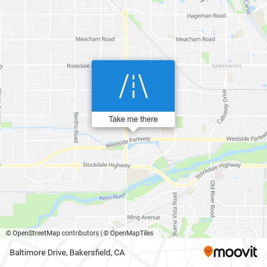 Baltimore Drive map