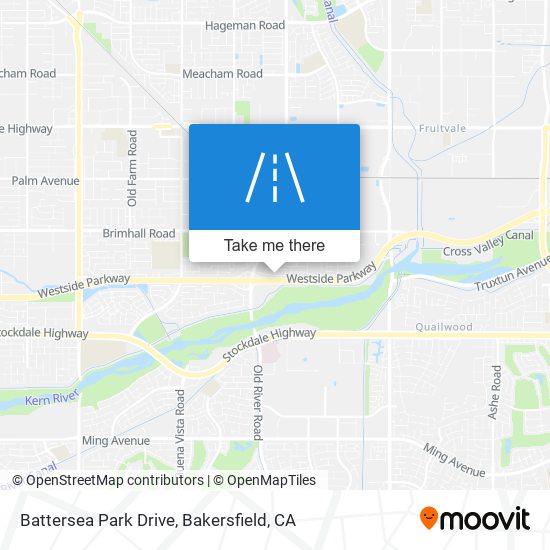 Mapa de Battersea Park Drive