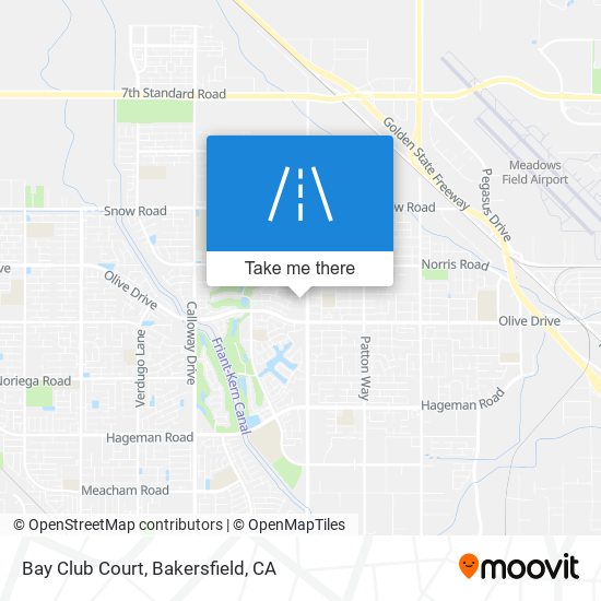 Bay Club Court map