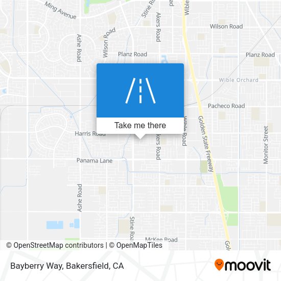 Bayberry Way map