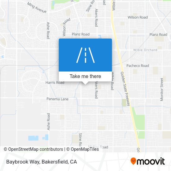 Mapa de Baybrook Way