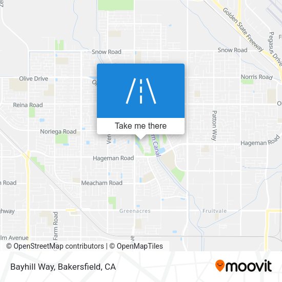 Mapa de Bayhill Way