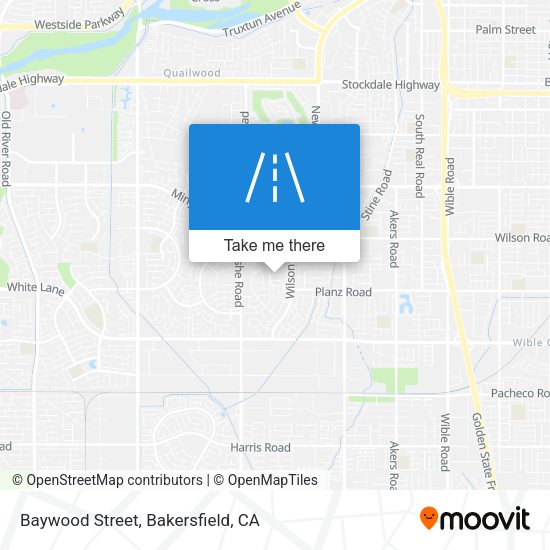 Baywood Street map