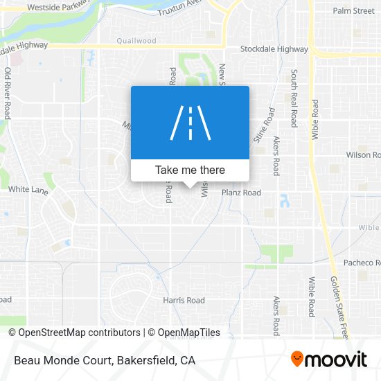 Beau Monde Court map