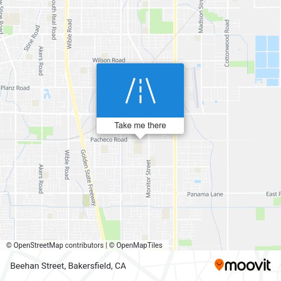 Beehan Street map