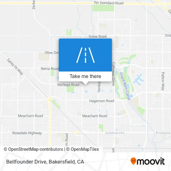 Bellfounder Drive map