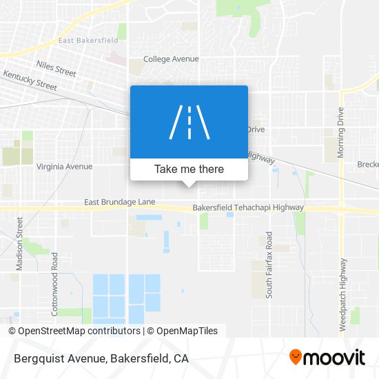 Mapa de Bergquist Avenue