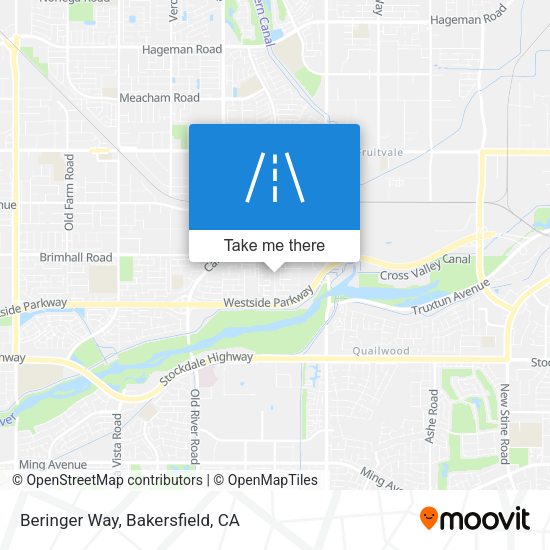Beringer Way map