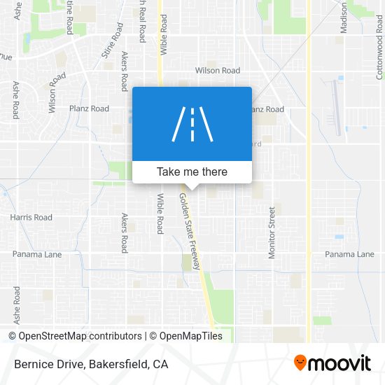 Mapa de Bernice Drive