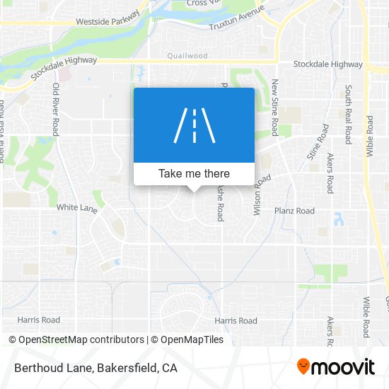 Berthoud Lane map