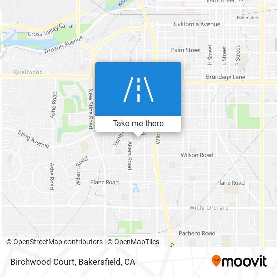 Birchwood Court map