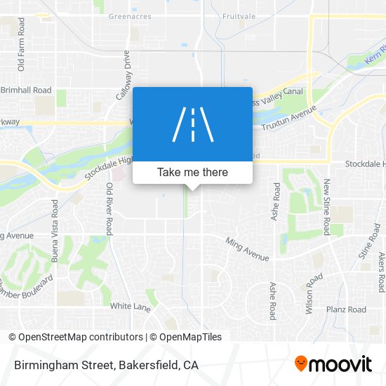 Mapa de Birmingham Street