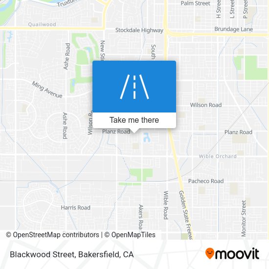 Blackwood Street map