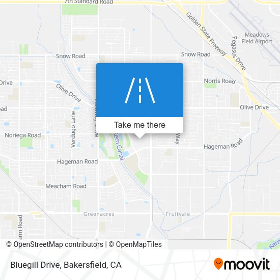 Bluegill Drive map