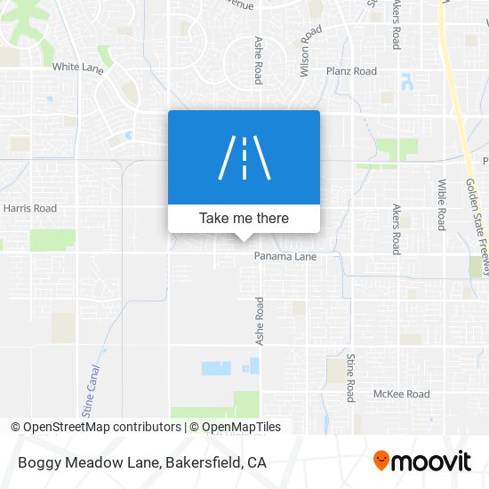 Mapa de Boggy Meadow Lane