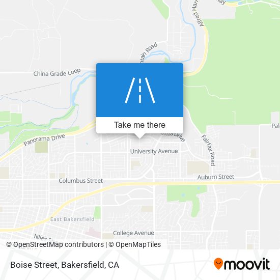 Boise Street map