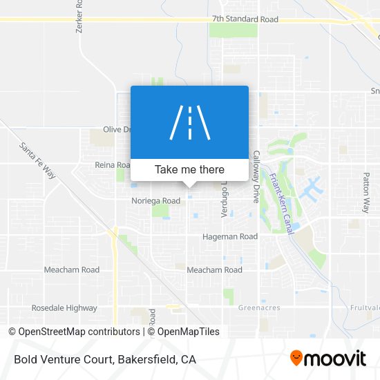 Mapa de Bold Venture Court
