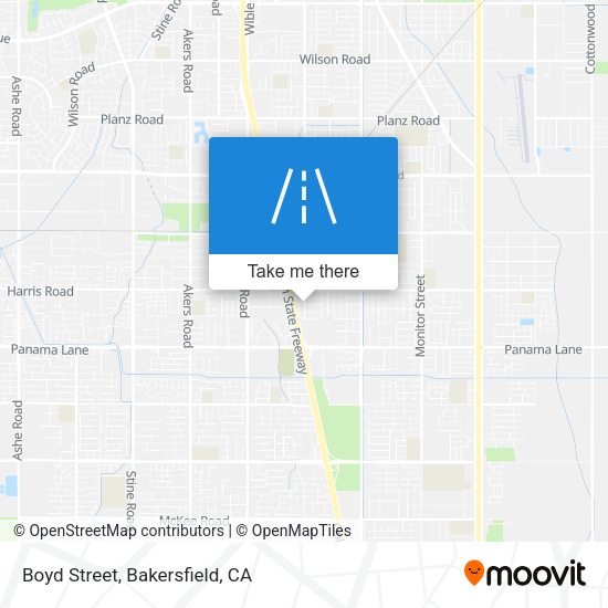 Mapa de Boyd Street
