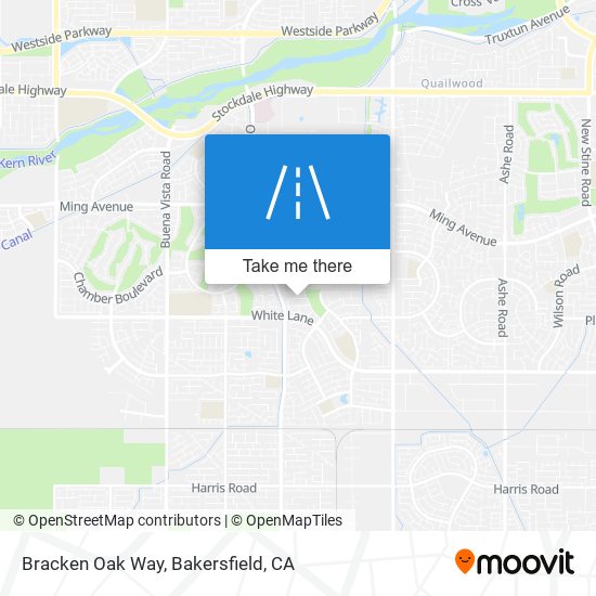 Bracken Oak Way map