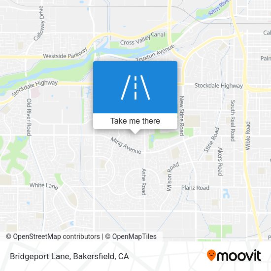 Mapa de Bridgeport Lane