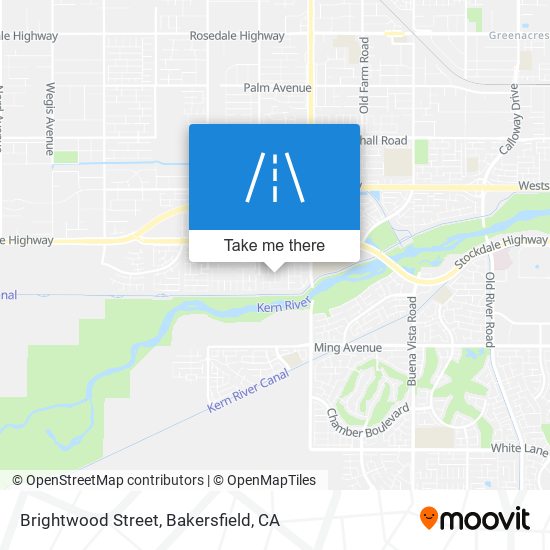 Brightwood Street map