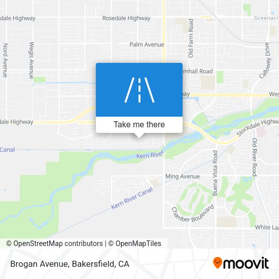 Mapa de Brogan Avenue
