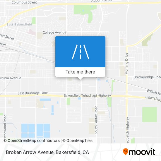 Broken Arrow Avenue map