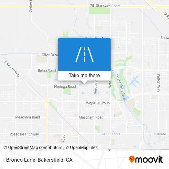Mapa de Bronco Lane