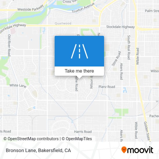 Bronson Lane map