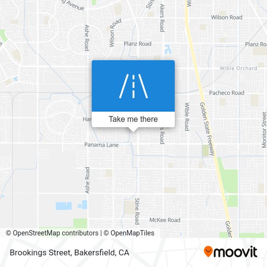 Mapa de Brookings Street