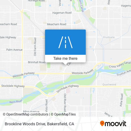 Brookline Woods Drive map