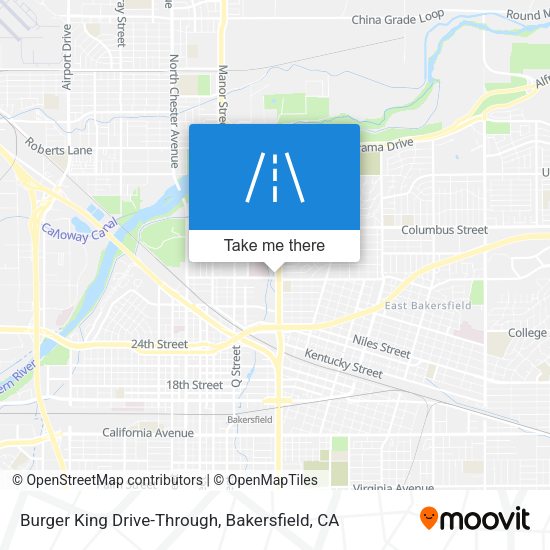 Burger King Drive-Through map